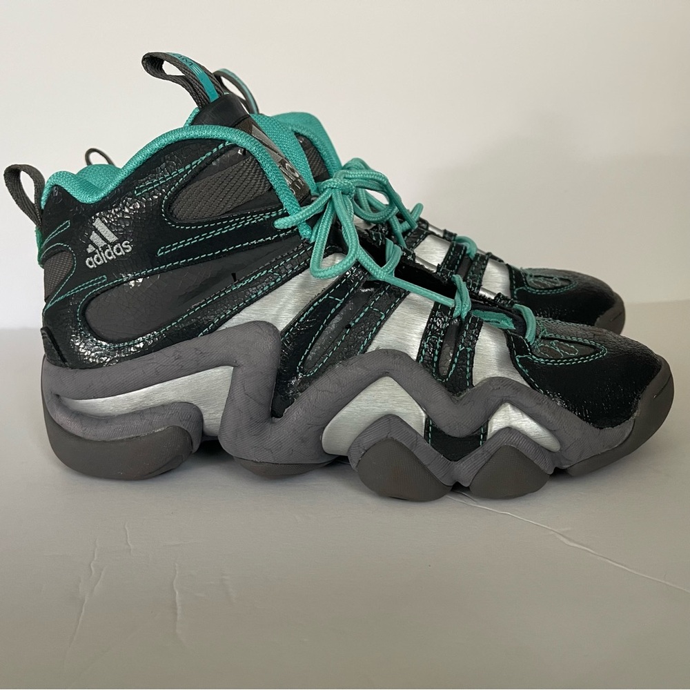 *SOLD*Adidas Crazy 8 Kobe Bryant Grey Teal Black Sneaker Shoe Sz 9.5